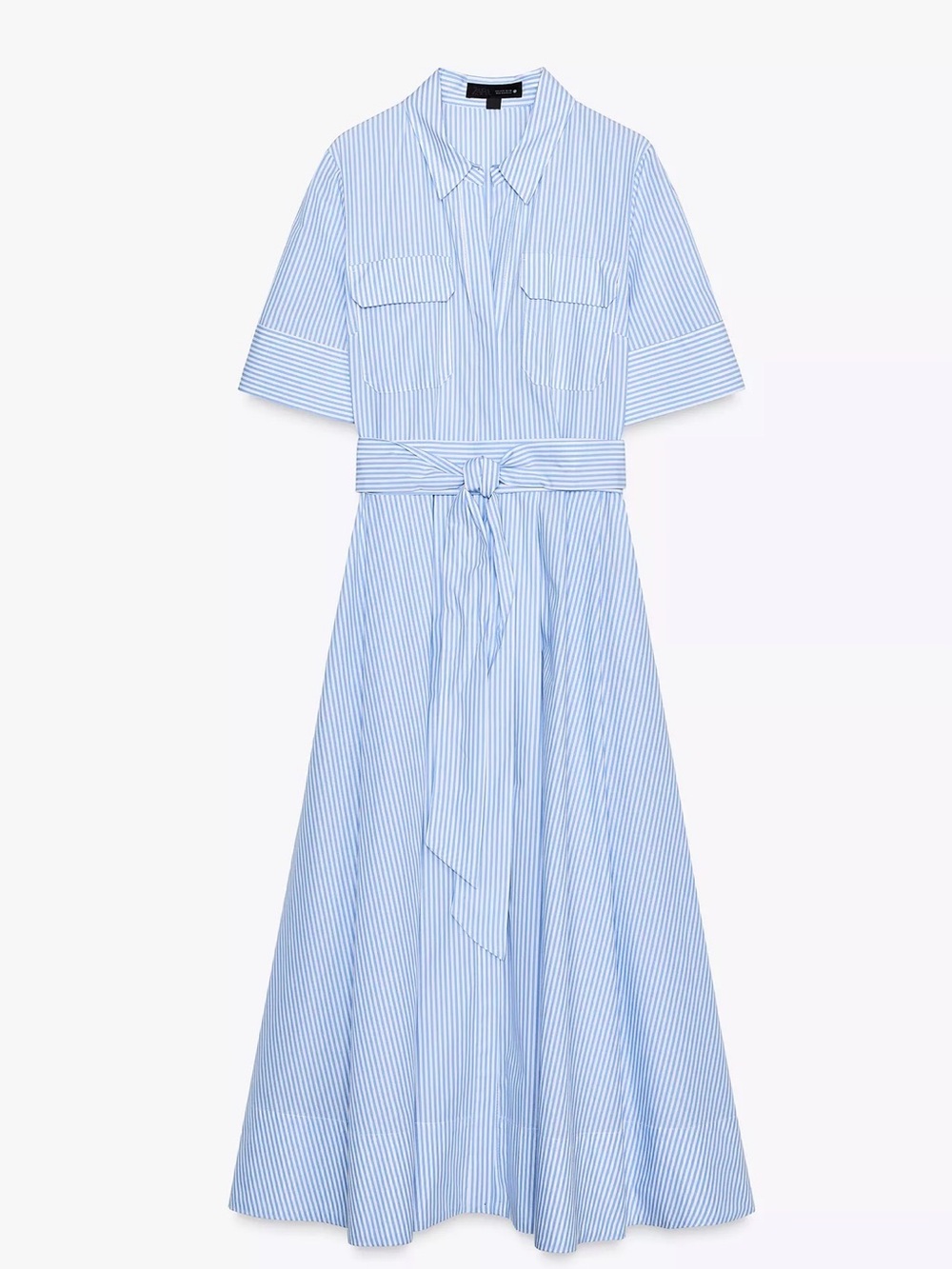 ZARA ZW Poplin Shirt Dress